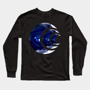 Echoed Lunar Rose Long Sleeve T-Shirt